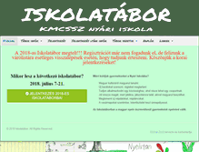 Tablet Screenshot of iskolatabor.org